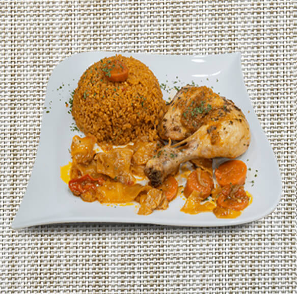 commander poulet à  plat africain puteaux 92800